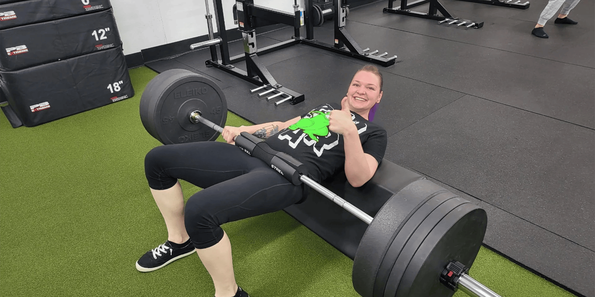 woman training at The Lift